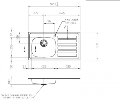 Hart Accessible Kitchen Sink|100mm Depth Kitchen Sink